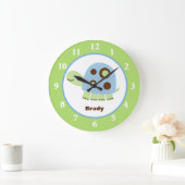 Mr. Pond Turtle Custom Wall Clock Grote Klok (Huis)