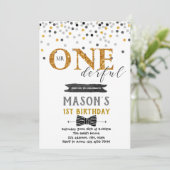 Mr. prachtige verjaardagsuitnodiging kaart (Staand voorkant)