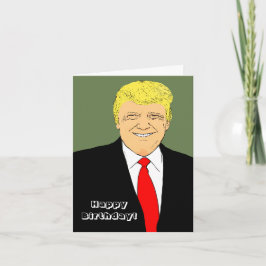 Mr President Donald Trump Grappige Verjaardagswens Kaart