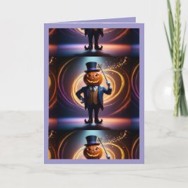 Mr. Pumpkin's Magical Halloween (4) Vakantie Kaart