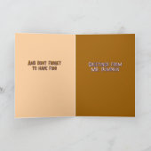 Mr. Pumpkin's magische Halloween (3) Feestdagen Kaart (Binnen)