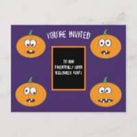 Mr Pun. Halloween Invite Card
