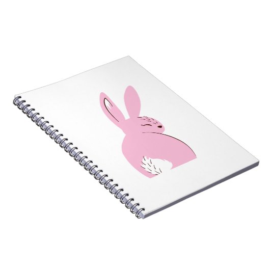 Mr Rabbit Journal -  in roze! Notitieboek (Rechterzijde)