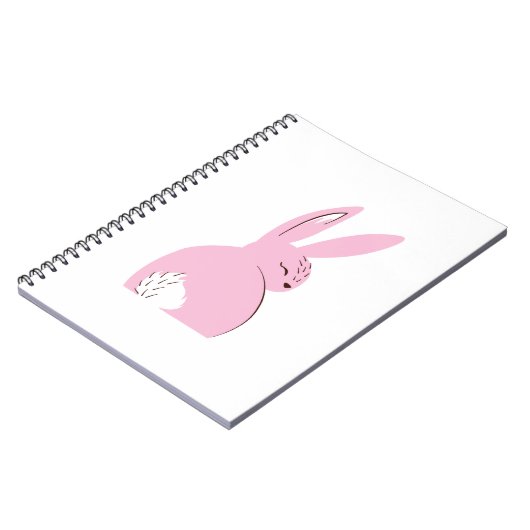 Mr Rabbit Journal -  in roze! Notitieboek (Linkerzijde)