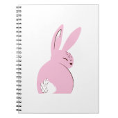 Mr Rabbit Journal -  in roze! Notitieboek (Voorkant)