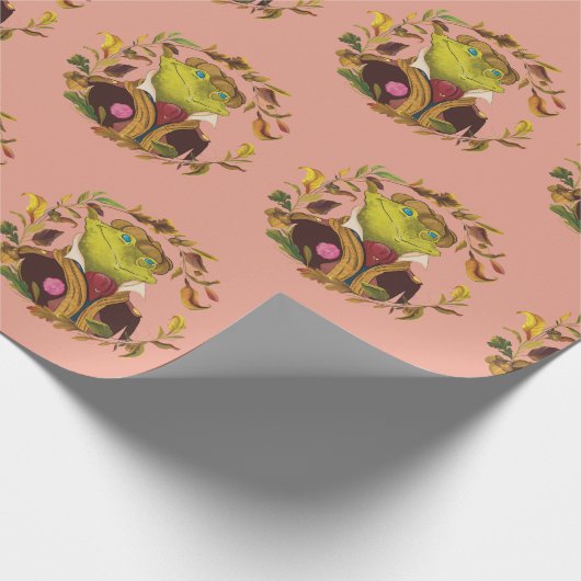 Mr Ribbitson Holiday inpakpapier (Hoek)