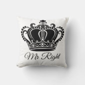 Mr Right Cushion Kussen (Voorkant)
