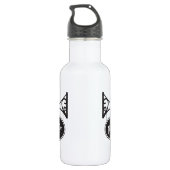 Mr. Right en Mrs. Always Right Wedding Marriage Waterfles (Achterkant)