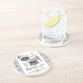 Mr. Right en Mrs. Always Right Wedding Marriage Zandsteen Onderzetter (Zijkant)