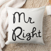 Mr. Right gooien kussen (Deken)