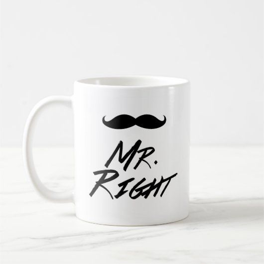 Mr Right Koffiemok (Links)