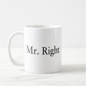 Mr Right Koffiemok (Links)