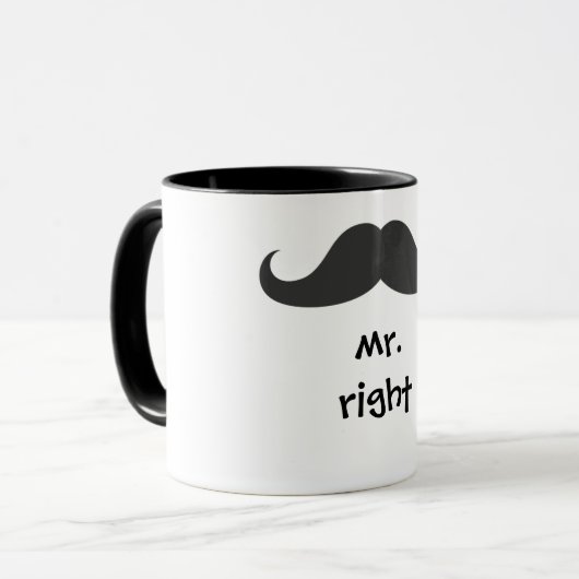 mr. right mug mok (Voorkant links)