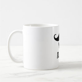 Mr. Right Mustache Fun Matching Paar Koffiemok