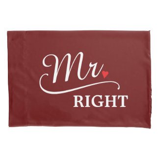 Mr. Right Pas getrouwd Groom Kussensloop
