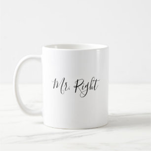 Mr Right Script Mok Wedding Gift
