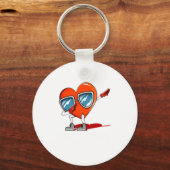 Mr Right Valentines Day Humor Matching Couples 1 Sleutelhanger (Voorkant)