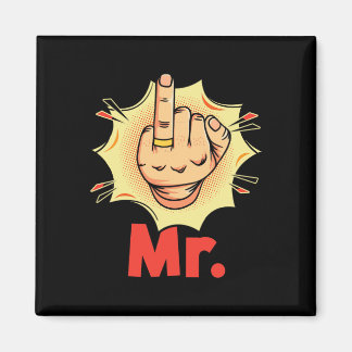 Mr. Ring Finger Huwelijksreis Huwelijksbruidegom Magneet