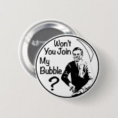 Mr Rogers gaat niet mee met mijn bubbelpandemie Ronde Button 5,7 Cm (Voorkant /achterkant)