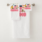 Mr Rogers heeft me niet voorbereid in mijn buurt Bad Handdoek (Insitu)