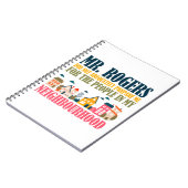 Mr Rogers heeft me niet voorbereid in mijn buurt Notitieboek (Linkerzijde)