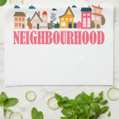 Mr Rogers heeft me niet voorbereid in mijn buurt Theedoek (Gevouwen)