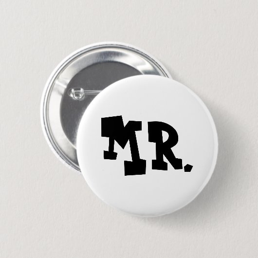 Mr. Ronde Button 5,7 Cm (Voorkant /achterkant)