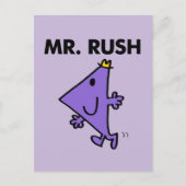 Mr Rush | Snel tempo Briefkaart (Voorkant)