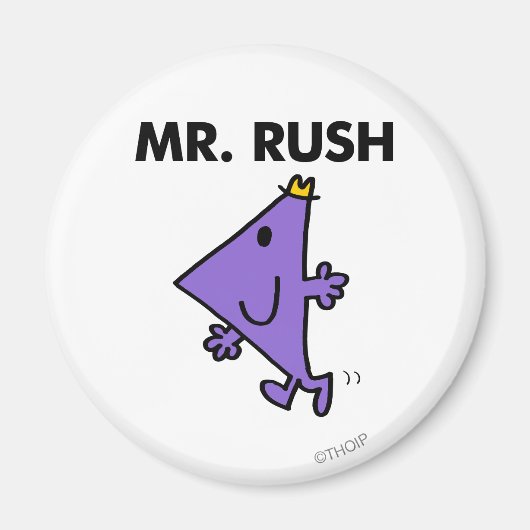 Mr Rush | Snel tempo Magneet (Voorkant)