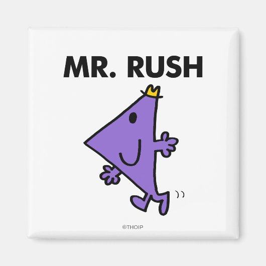 Mr Rush | Snel tempo Magneet (Voorkant)