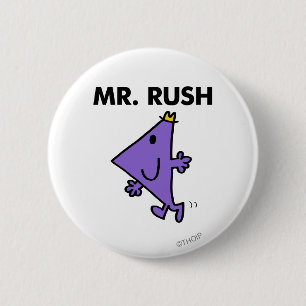 Mr Rush Snel tempo Ronde Button 5,7 Cm