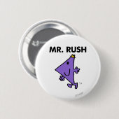 Mr Rush | Snel tempo Ronde Button 5,7 Cm (Voorkant /achterkant)