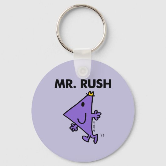 Mr Rush | Snel tempo Sleutelhanger (Voorkant)