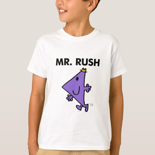 Mr Rush | Snel tempo T-shirt (Voorkant)