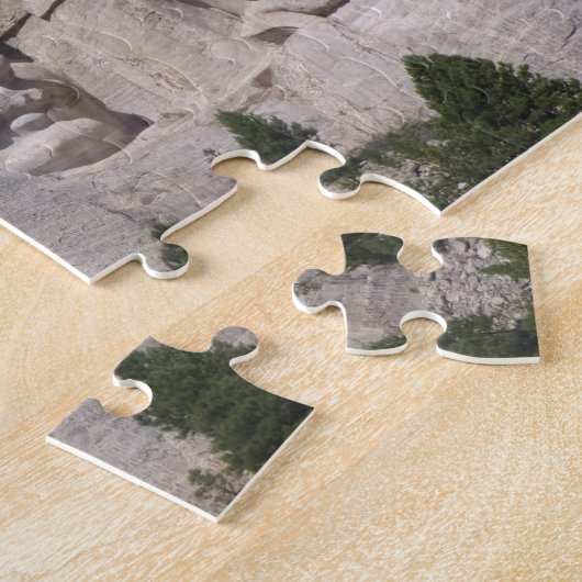 Mr. Rushmore - een close-up uitzicht. Legpuzzel (Zijkant)