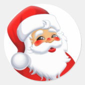 Mr. Santa Ronde Sticker (Voorkant)