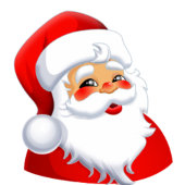 Mr. Santa Ronde Sticker