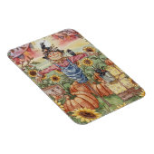 Mr. Scarecrow - Schattigee Halloween-illustratie Magneet (Rechterzijde)