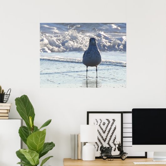 Mr Seagull Poster (Thuiskantoor)