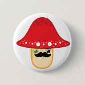 Mr. shroom ronde button 5,7 cm (Voorkant)