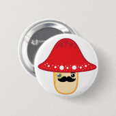 Mr. shroom ronde button 5,7 cm (Voorkant /achterkant)