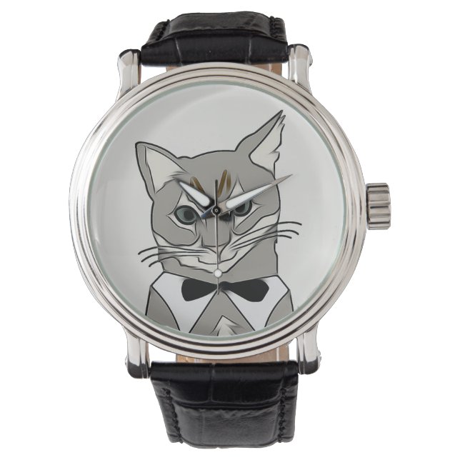 'Mr Sim' horloge van Samantha Eliza Robson (Voorkant)