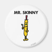 Mr Skinny | Erwten en vork Magneet (Voorkant)
