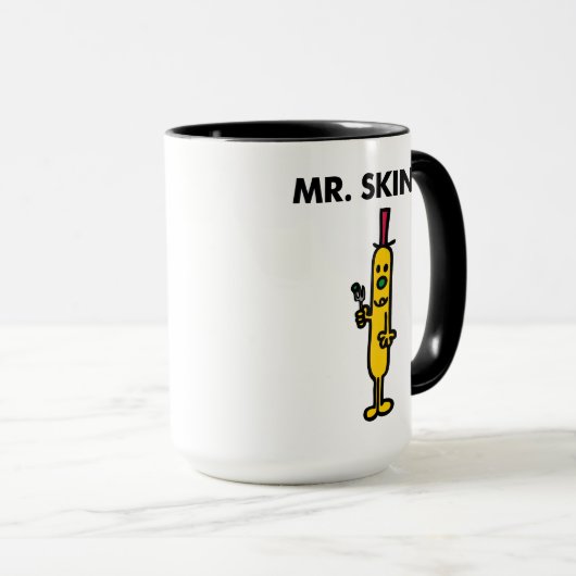 Mr Skinny | Erwten en vork Mok (Voorkant rechts)