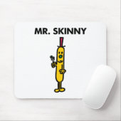 Mr Skinny | Erwten en vork Muismat (Met muis)