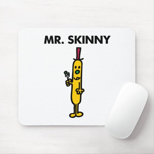 Mr Skinny | Erwten en vork Muismat (Met muis)