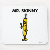Mr Skinny | Erwten en vork Muismat (Voorkant)