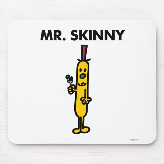 Mr Skinny | Erwten en vork Muismat (Voorkant)