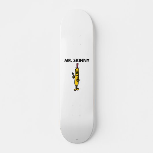 Mr Skinny | Erwten en vork Persoonlijk Skateboard (Voorkant)