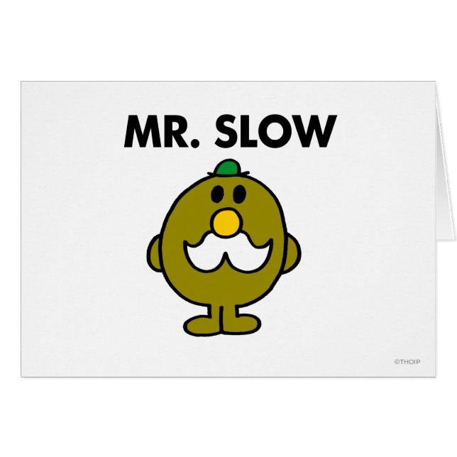 Mr Slow | Klassieke houding (Voorkant Horizontaal)